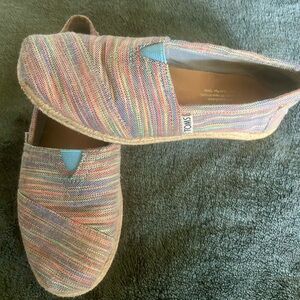 TOMS Multicolor Espadrille Flats